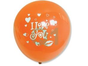 我愛你圓型氣球 BI-03027